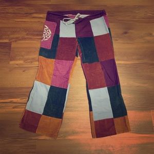 Hand Made Patchwork Pants Medium